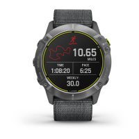 Garmin Enduro стальной корпус и серый нейлоновый ремешок UltraFit фото 2