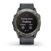 Garmin Enduro стальной корпус и серый нейлоновый ремешок UltraFit фото 5