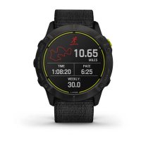 Garmin Enduro титановый корпус с угольно-серым DLC-покрытием и черный нейлоновый ремешок UltraFit фото 2