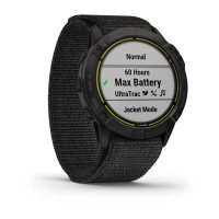 Garmin Enduro титановый корпус с угольно-серым DLC-покрытием и черный нейлоновый ремешок UltraFit фото 9