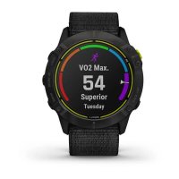 Garmin Enduro титановый корпус с угольно-серым DLC-покрытием и черный нейлоновый ремешок UltraFit фото 2