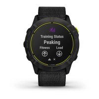 Garmin Enduro титановый корпус с угольно-серым DLC-покрытием и черный нейлоновый ремешок UltraFit фото 1