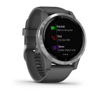 vivoactive 4 серые с серебристым безелем  фото 2