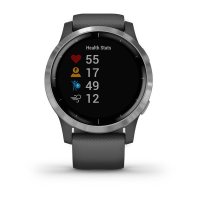 vivoactive 4 серые с серебристым безелем  фото 4