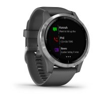 vivoactive 4 серые с серебристым безелем  фото 3