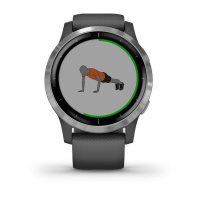 vivoactive 4 серые с серебристым безелем  фото 1