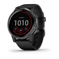 vivoactive 4 черные с серым безелем  фото