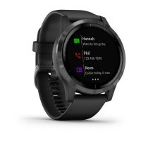 vivoactive 4 черные с серым безелем  фото 1