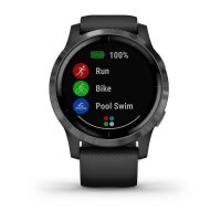 vivoactive 4 черные с серым безелем  фото 2