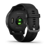 vivoactive 4 черные с серым безелем  фото 1