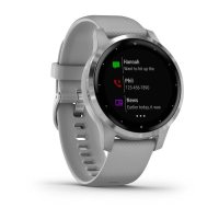 vivoactive 4s серые с серебристым безелем  фото 2