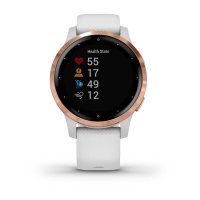 vivoactive 4s белые с золотистым безелем  фото 1