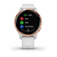 vivoactive 4s белые с золотистым безелем  фото 5