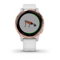 vivoactive 4s белые с золотистым безелем  фото 4