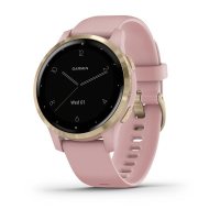 vivoactive 4s розовые с золотистым безелем  фото