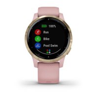 vivoactive 4s розовые с золотистым безелем  фото 3