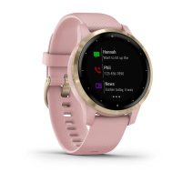 vivoactive 4s розовые с золотистым безелем  фото 1