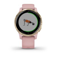 vivoactive 4s розовые с золотистым безелем  фото 6
