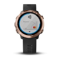 Garmin Forerunner 645 Music розовое золото с черным ремешком фото 1
