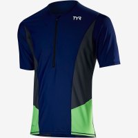 TYR Men's Competitor Short Sleeve Top / Мужская стартовая футболка фото 4