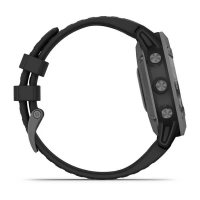 Garmin Fenix 6 Pro Solar Cерый с черным ремешком / Смарт-часы беговые с GPS, HR и Garmin Pay фото 4