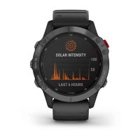 Garmin Fenix 6 Pro Solar Cерый с черным ремешком / Смарт-часы беговые с GPS, HR и Garmin Pay фото 8