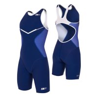 Z3R0D Racer TriSuit Синий / Женский стартовый костюм без рукавов фото 8