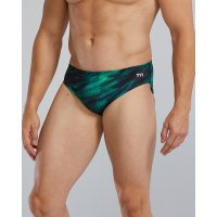 TYR Soren Durafast Elite Brief Green / Плавки фото 2