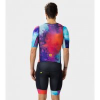 ALE Front Zipper Skinsuits Man Bomb SS Azzurro - Light Blue фото 5