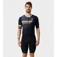 ALE Front Zipper Skinsuits Man Triger SS Nero Black фото