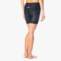 TYR Women's 6” Competitor Tri Short W Black / Женские стартовые шорты фото 2