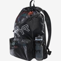 Рюкзак для аксессуаров TYR Elite Team Mesh Backpack Black фото 2