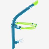 TYR Ultralite Snorkel Elite Blue / Трубка для плавания фото 1