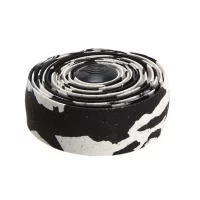 Cinelli Tape Cork Marco Splash White-Black / Обмотка руля пробковая фото 1