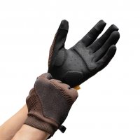 GRC Research Reflective Knit Gloves Brown / Велоперчатки с длинными пальцами фото 4