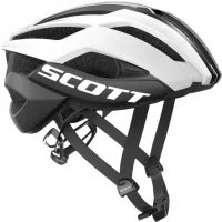 Scott Arx Plus white/black / Шлем велосипедный фото