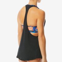 TYR Anzan Harper 2in1 Tank Black Navy blue / Топ с майкой фото 2