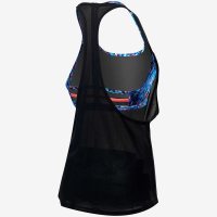 TYR Anzan Harper 2in1 Tank Black Navy blue / Топ с майкой фото 4