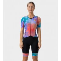 ALE Front Zipper Skinsuits Women Bomb SS Pink фото