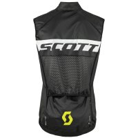 Жилет ветрозащитный Scott RC Pro WB black/sulphur yellow фото 1