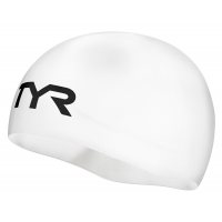 TYR Competitor Racing Cap White / Шапочка плавательная фото