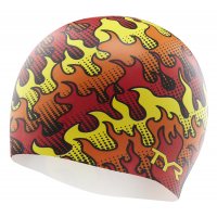 TYR Flame Silicone Swim Cap / Шапочка для плавания фото