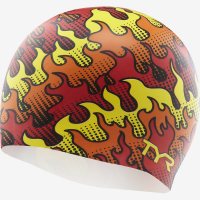 TYR Flame Silicone Swim Cap / Шапочка для плавания фото 1