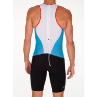 Z3R0D Racer TriSuit Голубой / Мужской стартовый костюм без рукавов фото 2