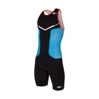 Z3R0D Racer TriSuit Голубой / Мужской стартовый костюм без рукавов фото 7