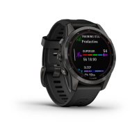 Garmin Fenix 7s Sapphire Solar титановый угольно-серый DLC / Спортивные часы фото 1