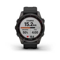 Garmin Fenix 7s Sapphire Solar титановый угольно-серый DLC / Спортивные часы фото 4