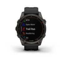 Garmin Fenix 7s Sapphire Solar титановый угольно-серый DLC / Спортивные часы фото 5