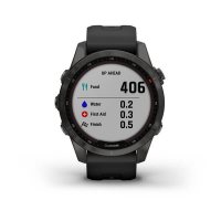 Garmin Fenix 7s Sapphire Solar титановый угольно-серый DLC / Спортивные часы фото 6