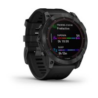 Garmin Fenix 7X Solar серый с черным ремешком / Спортивные часы фото 2